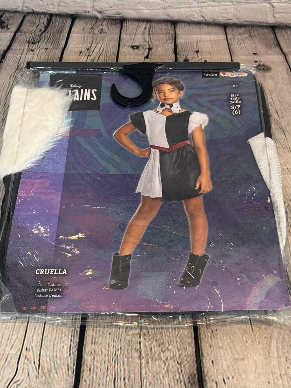 Disney Villains Cruella Girl’s Halloween Costume